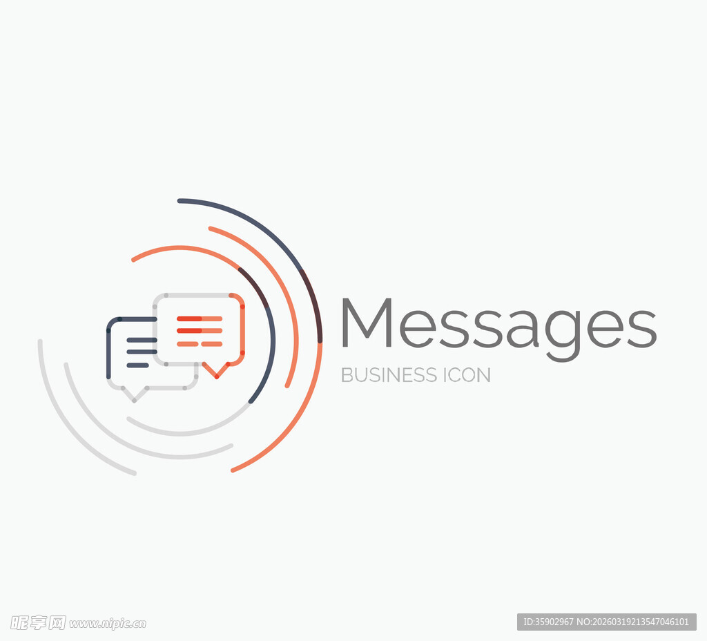 消息应用图标设计