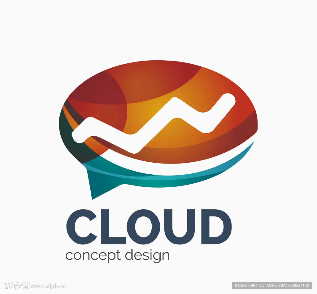 云概念标志设计
