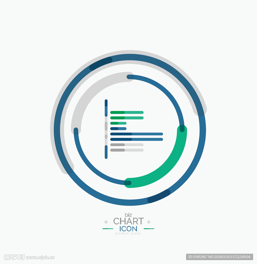 简约圆形字母E标志设计