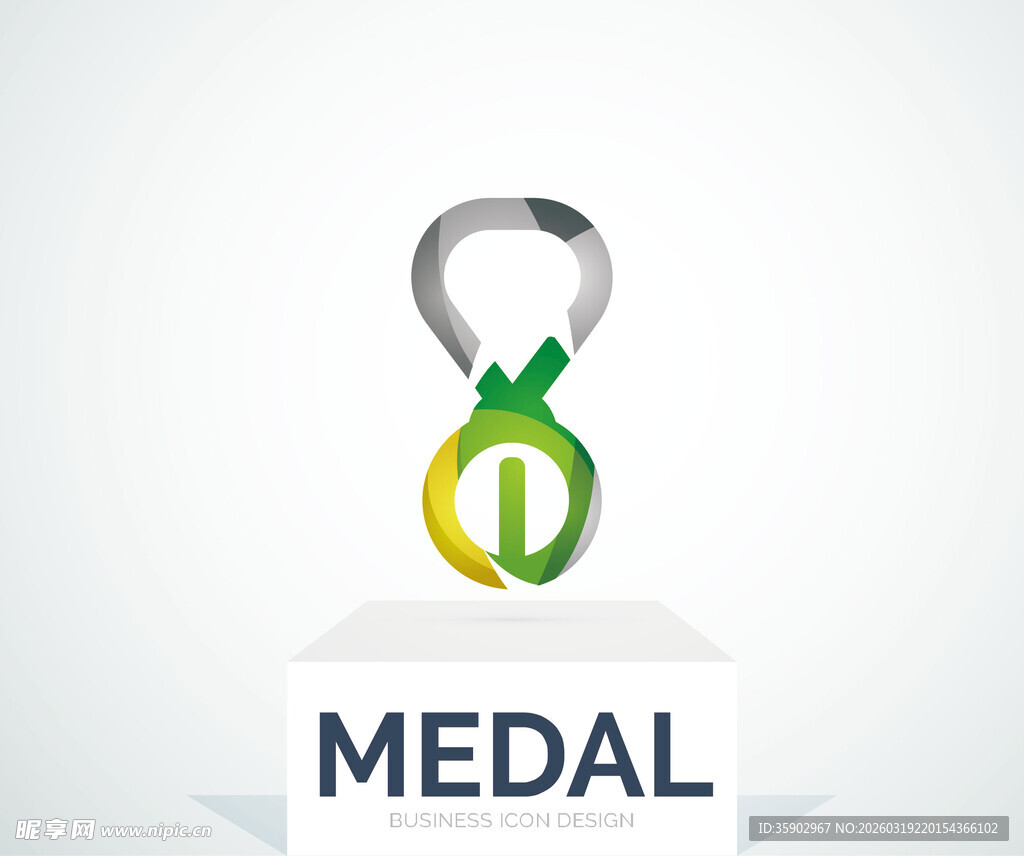 多彩奖章造型展示