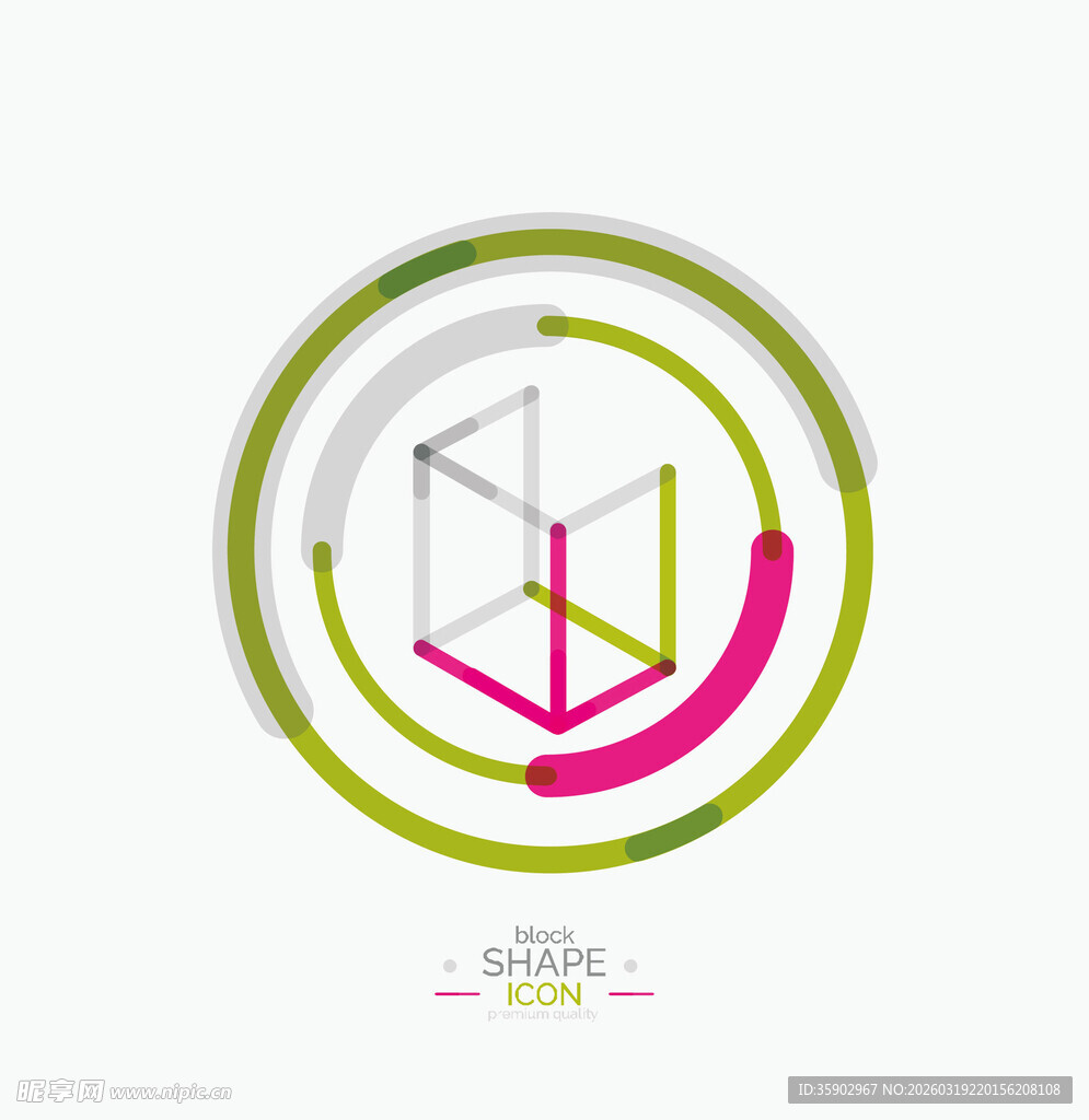 几何环形创意图形设计