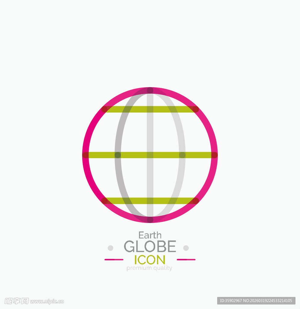 全球风格标志设计