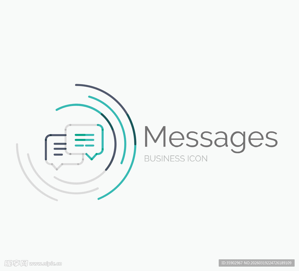 消息应用图标设计