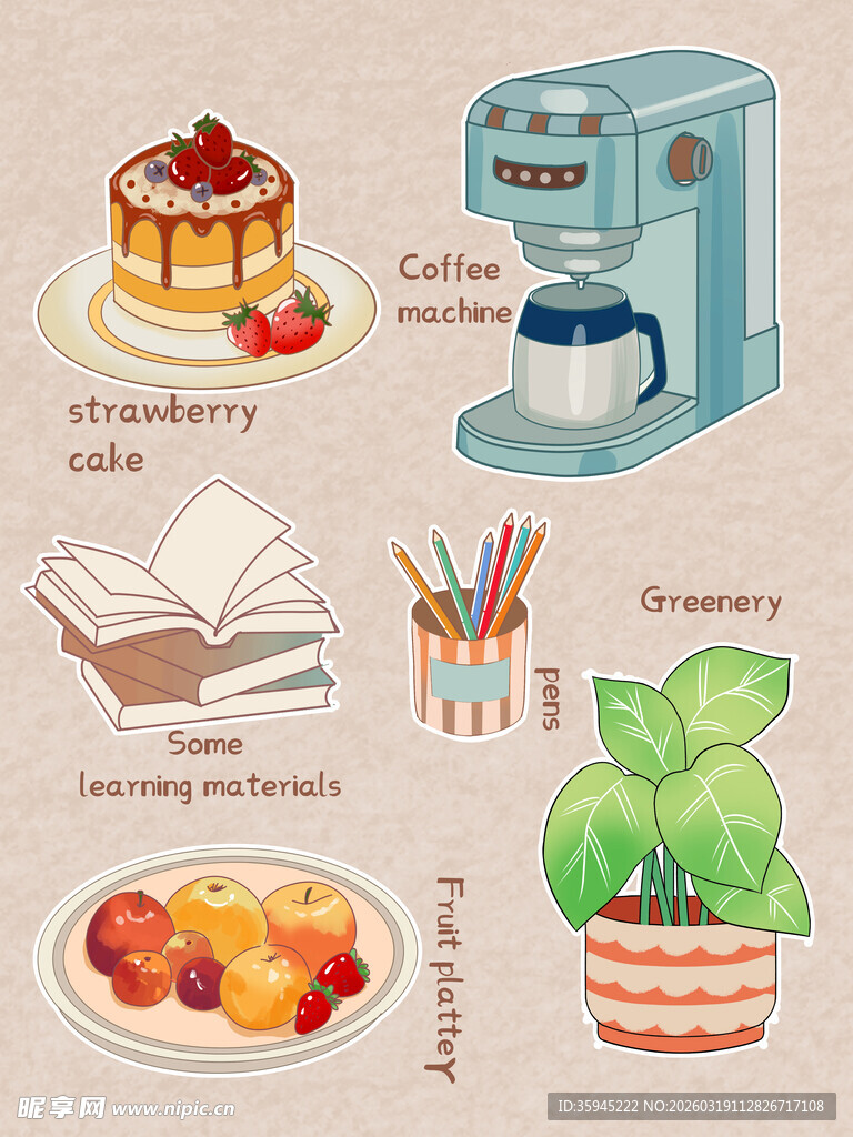 温馨厨房烘焙用品与美食