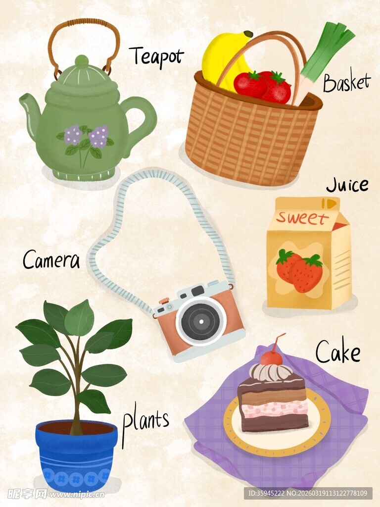 生活小物 茶点绿植相机等