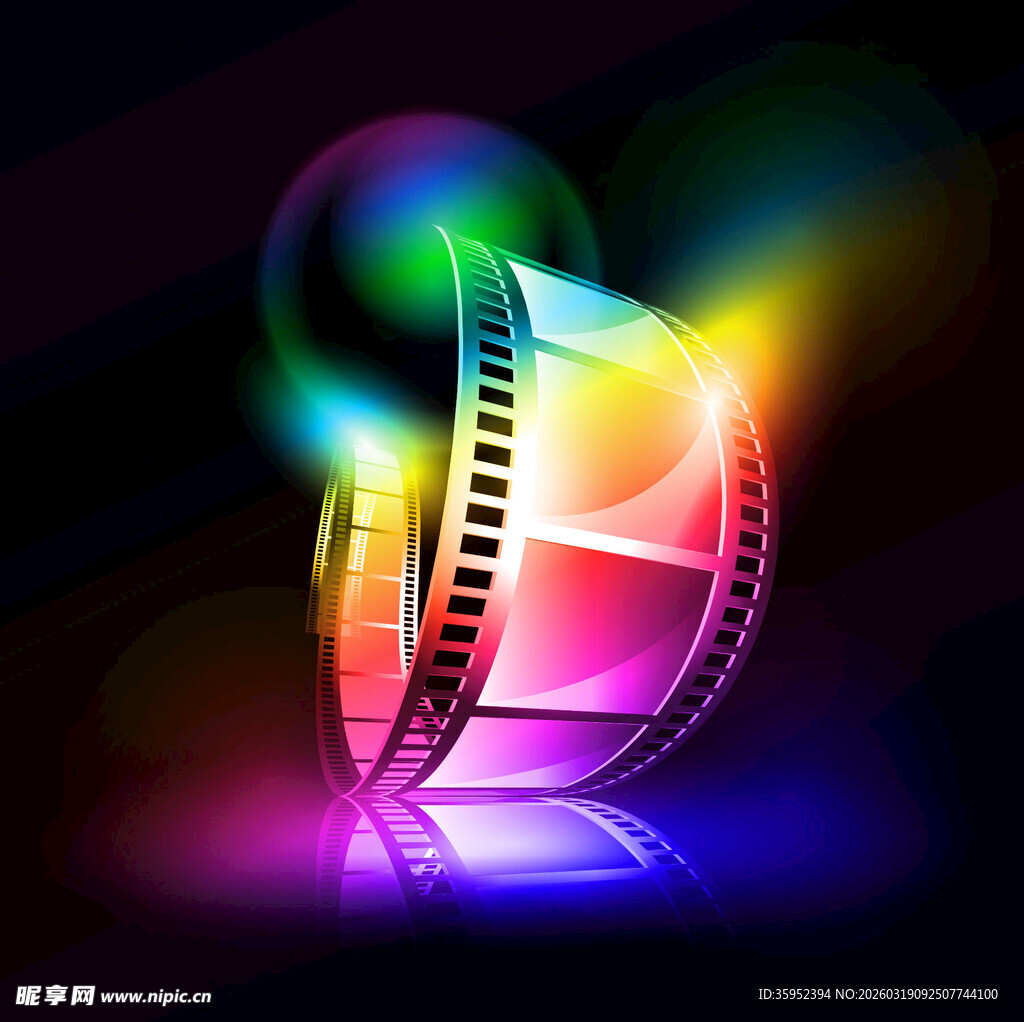 炫彩电影胶片光影效果