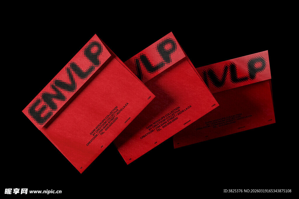 信封设计展示样机