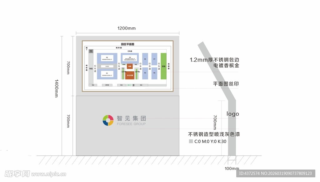 面图 导视系统 标识标牌