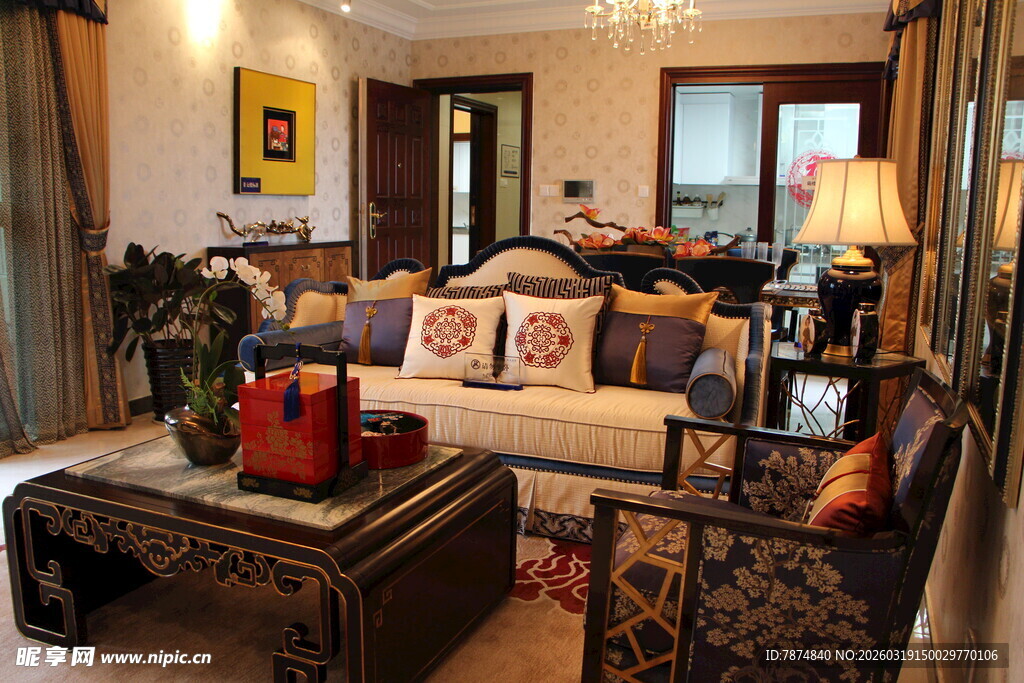 温馨雅致的客厅家居场景