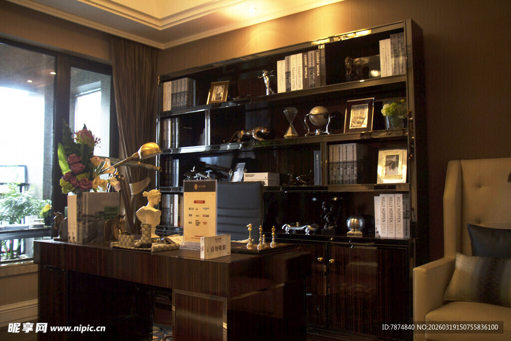 奢华书房家居装饰展示