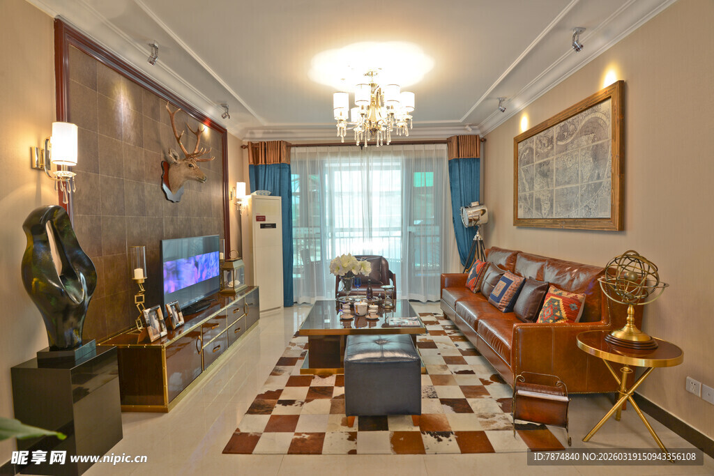 现代简约风温馨客厅一角