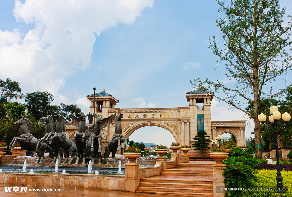 欧式风格景观建筑