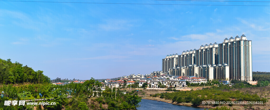 城市与自然交融的建筑景观