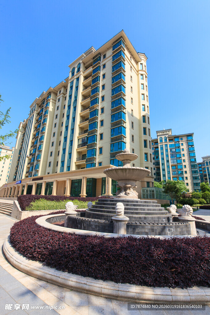 现代高层住宅景观