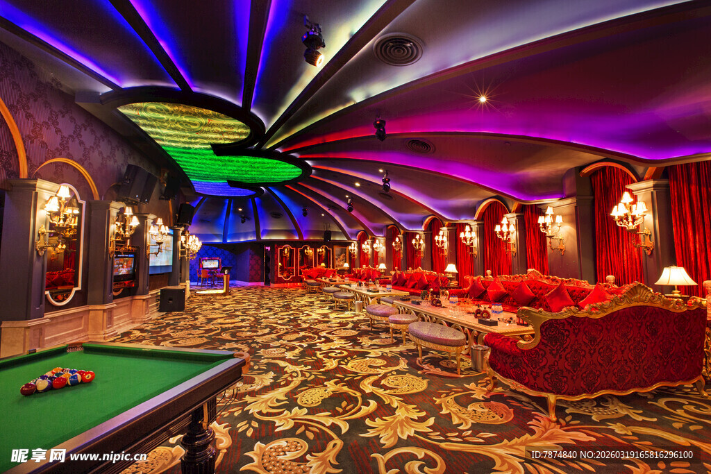 豪华绚丽的娱乐休闲空间