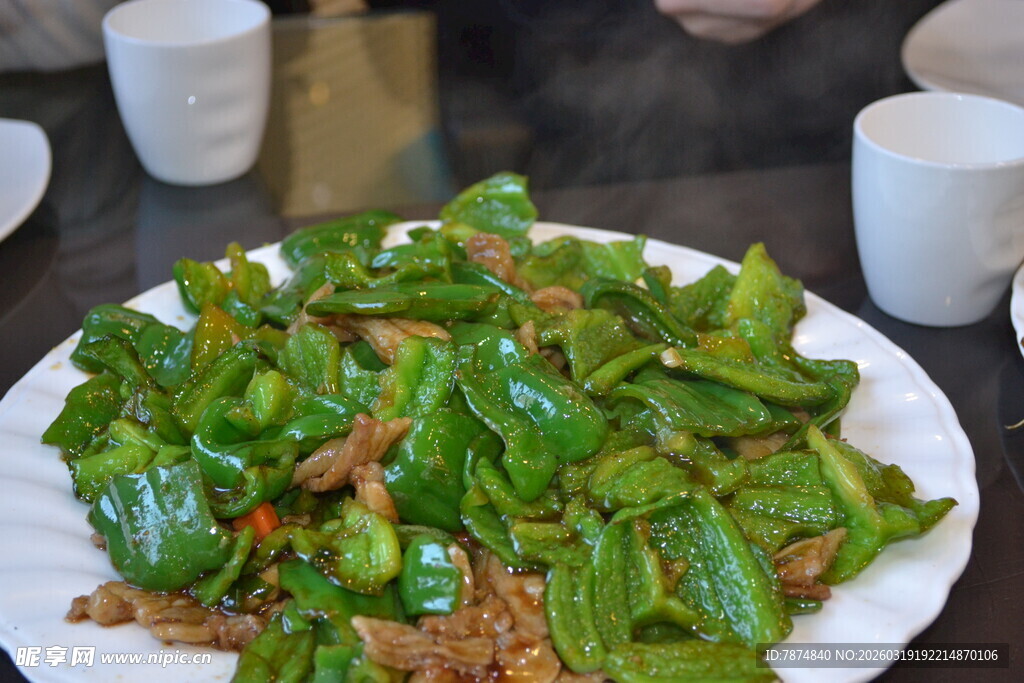 青椒炒肉丝