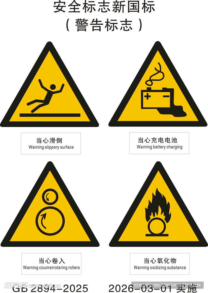 安全警示标志合集