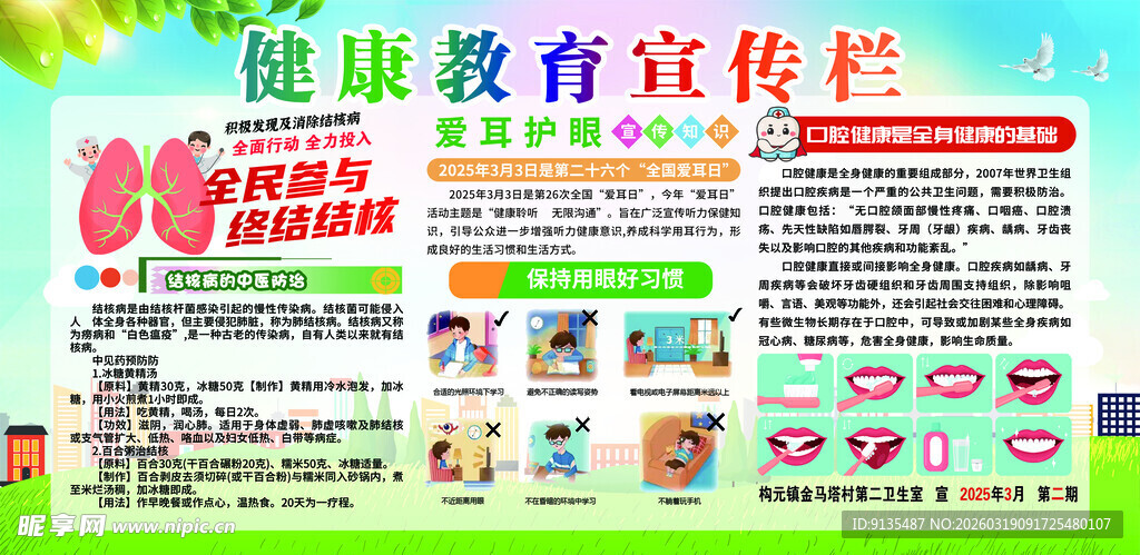 健康教育宣传栏