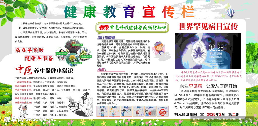 健康教育宣传栏