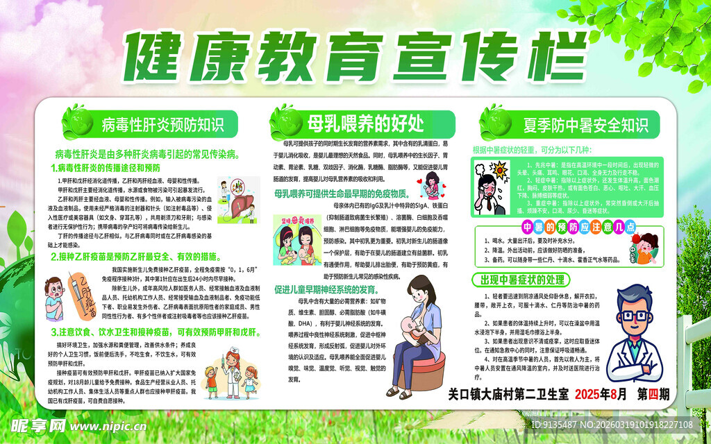 健康教育宣传栏