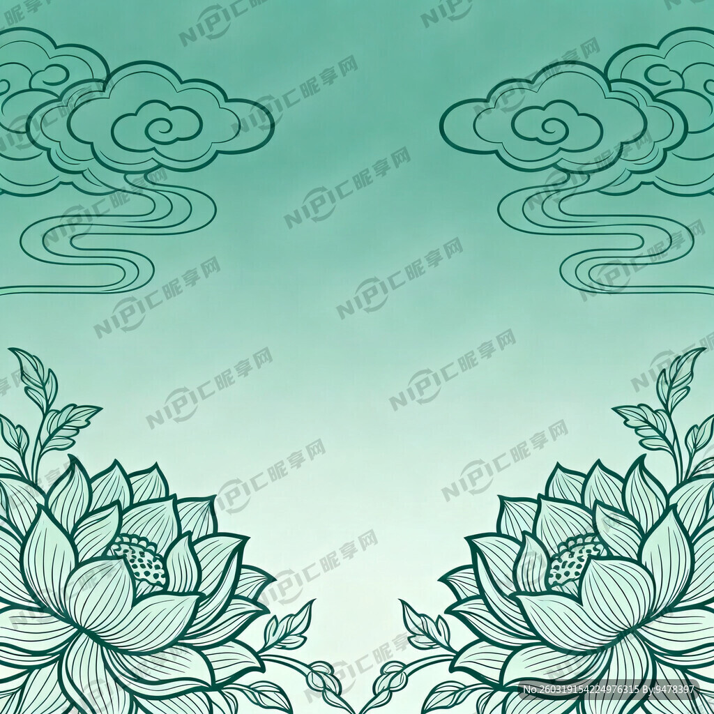 新中式风格 花色不复杂 简约