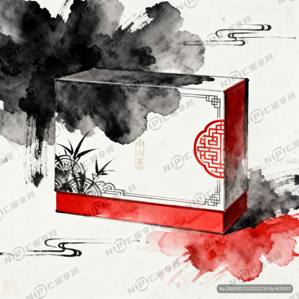 新中式风格   黑色 红色
