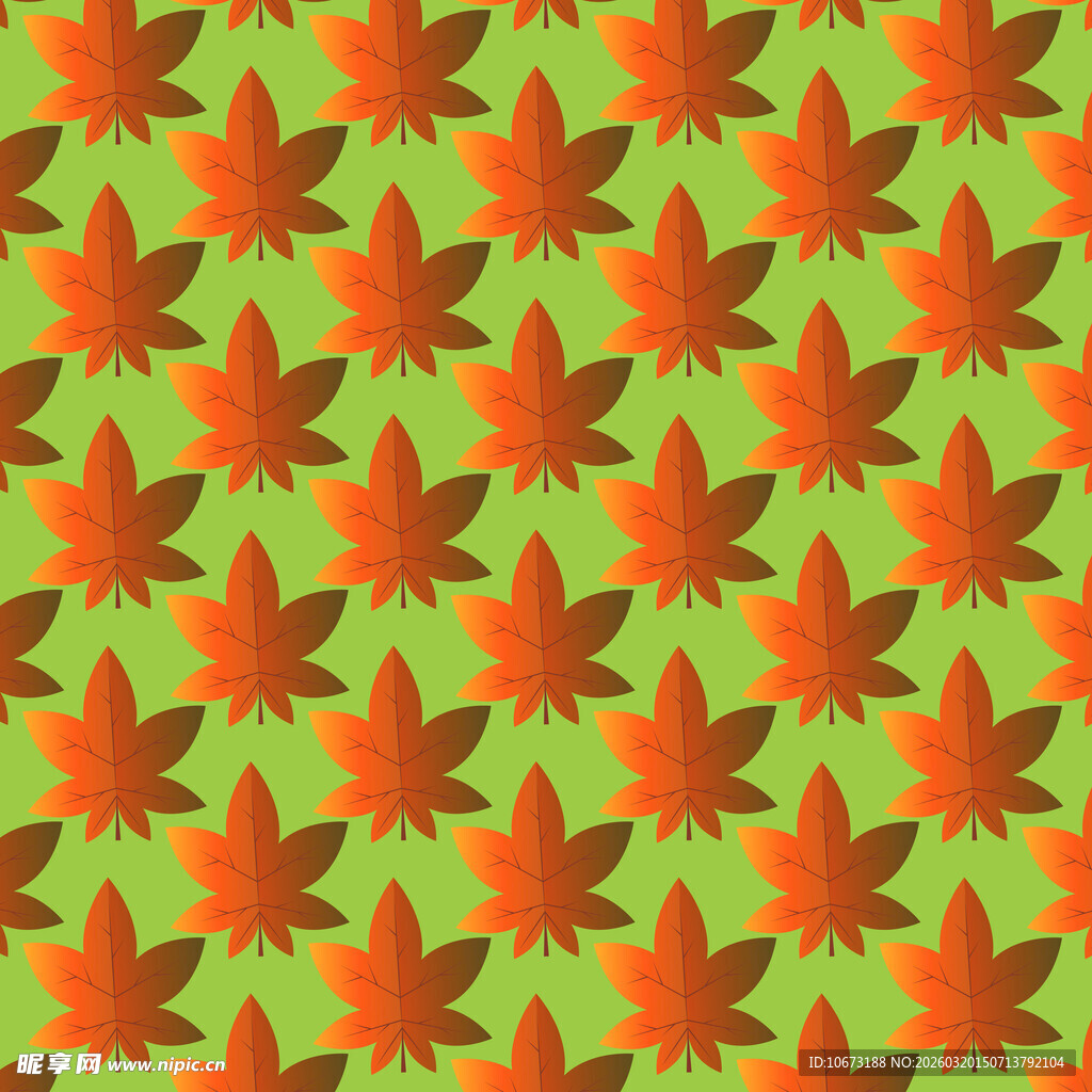 枫叶图案背景