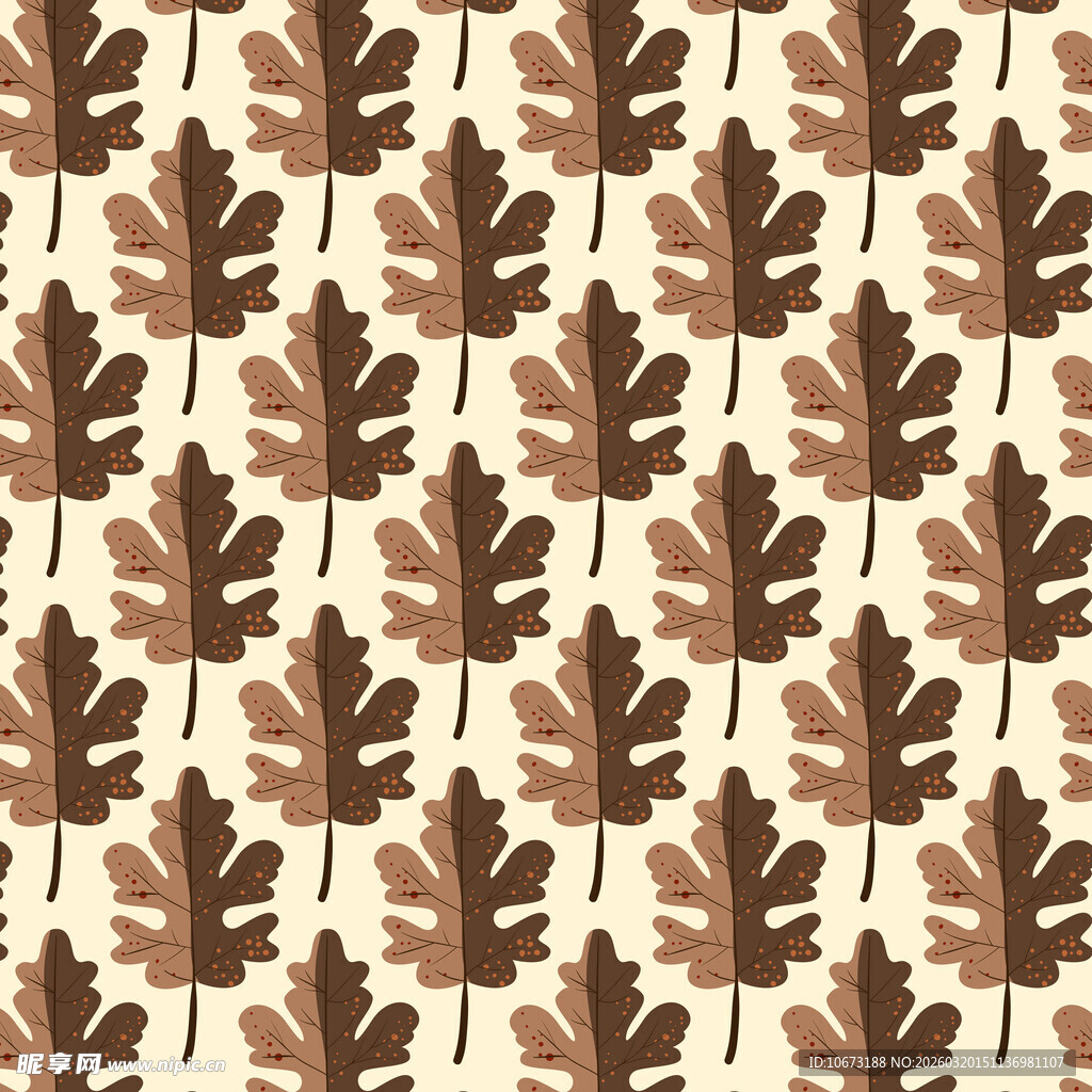 树叶图案背景