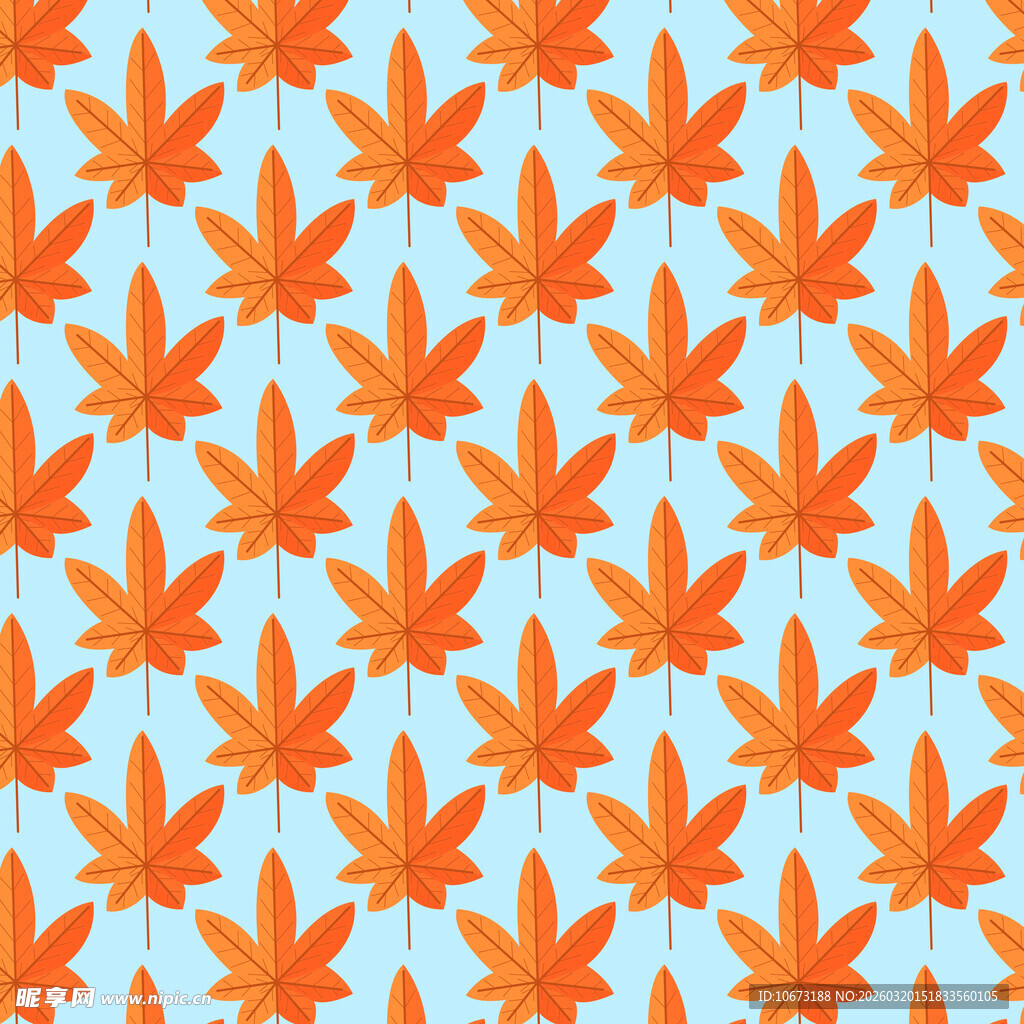 枫叶图案背景