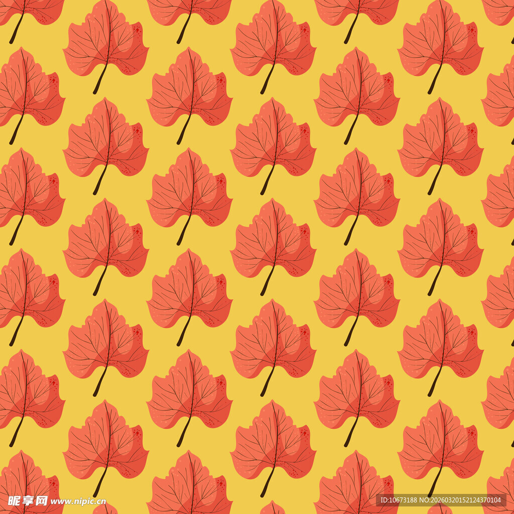 枫叶图案背景