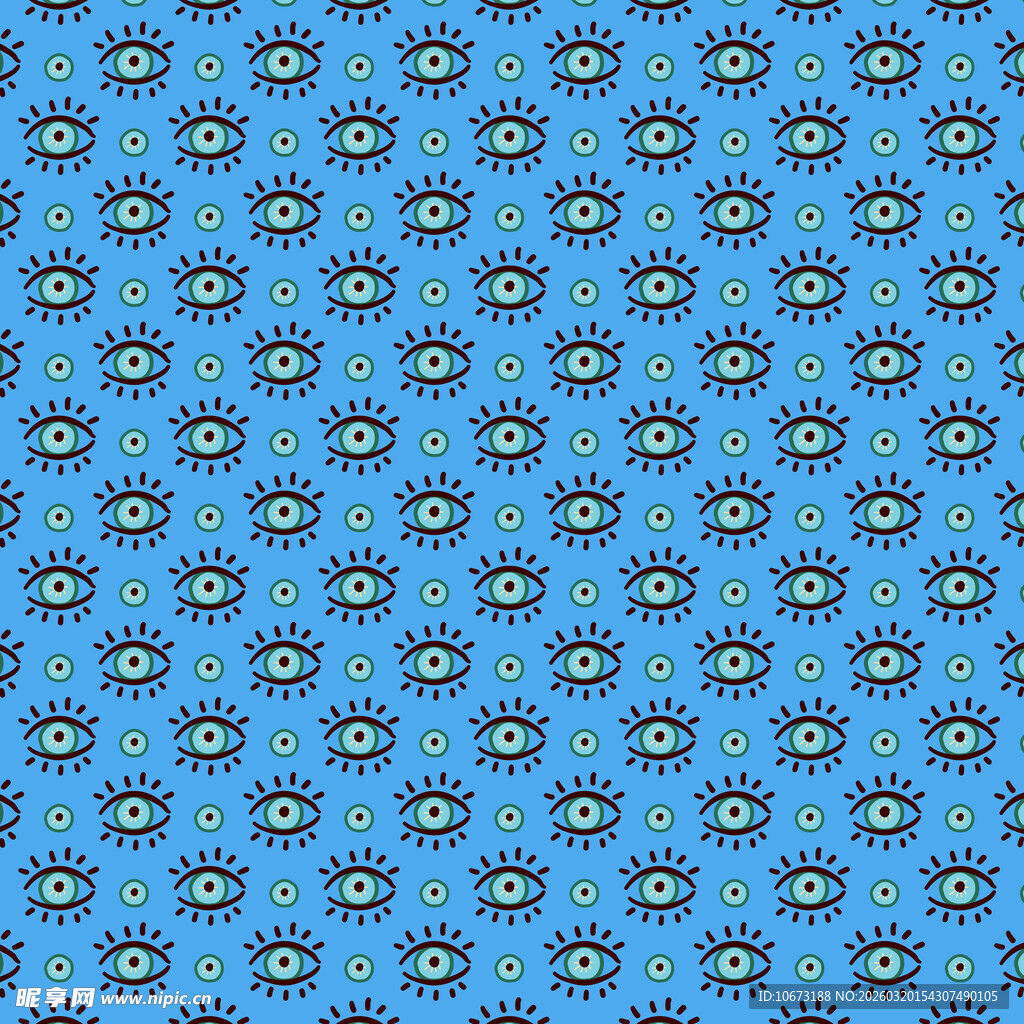 眼睛图案背景
