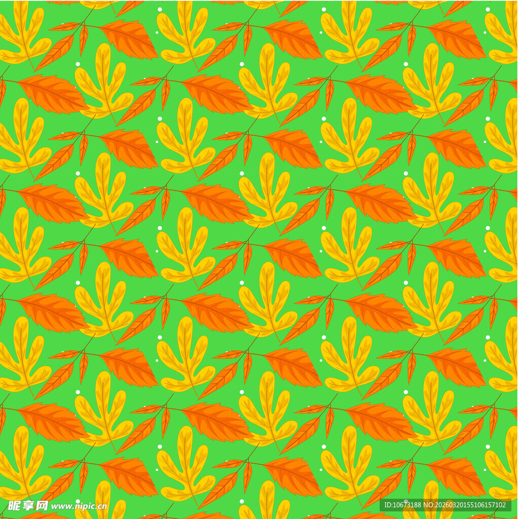 叶子图案背景
