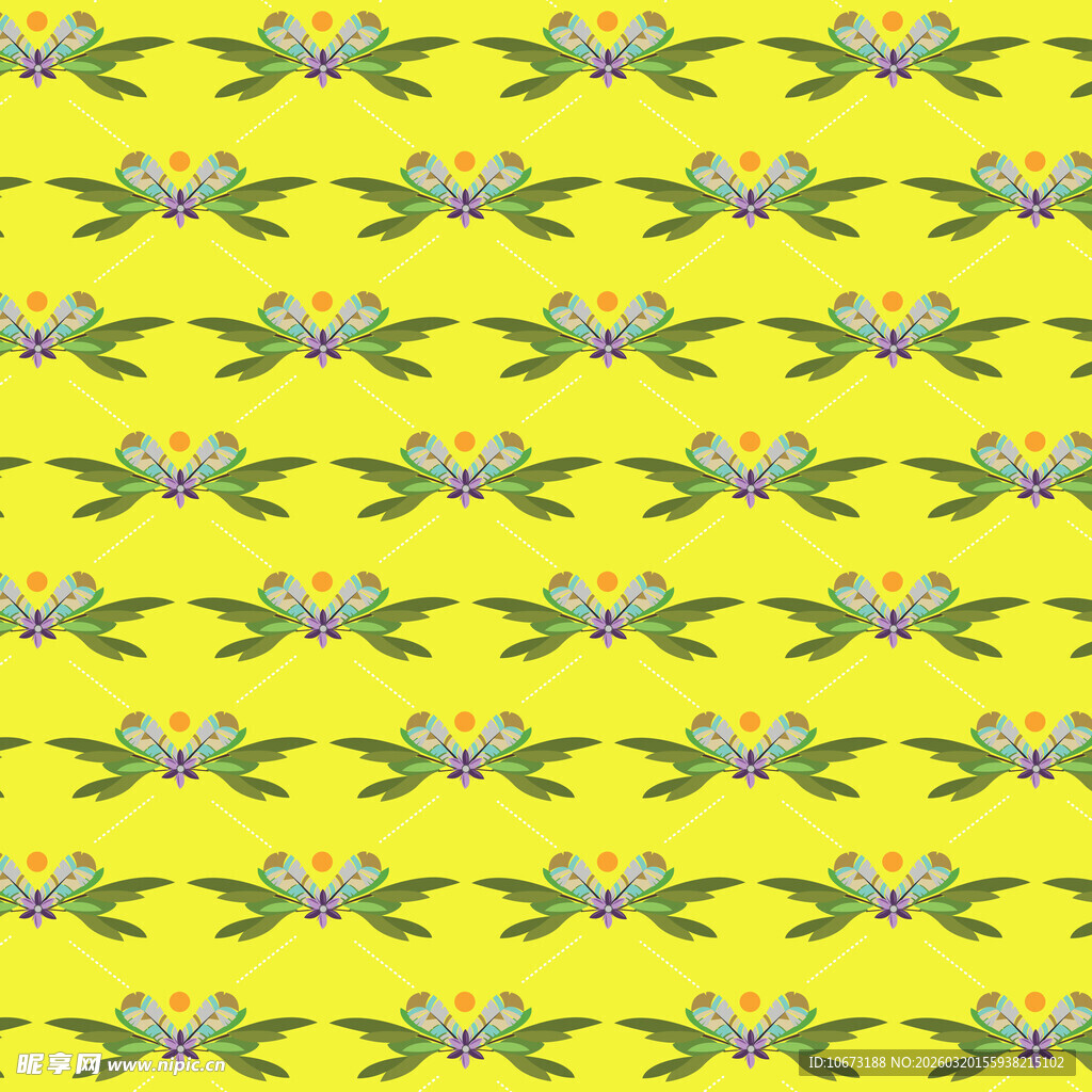 羽毛装饰图案背景