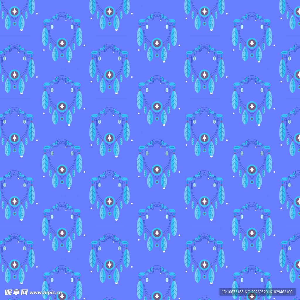 羽毛装饰图案背景