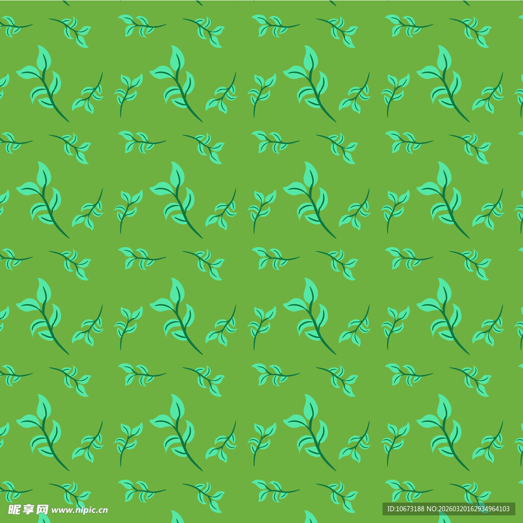 叶子图案背景