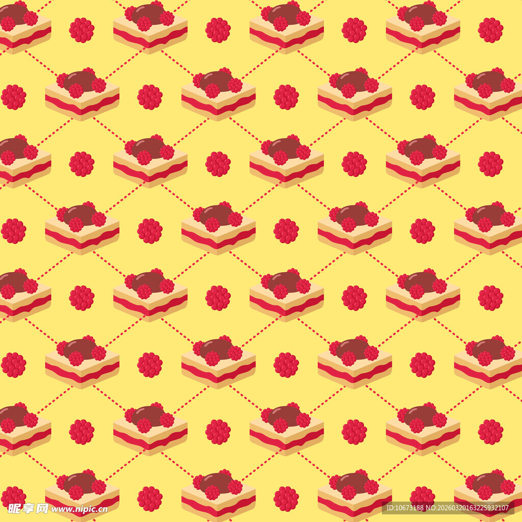 蛋糕图案背景