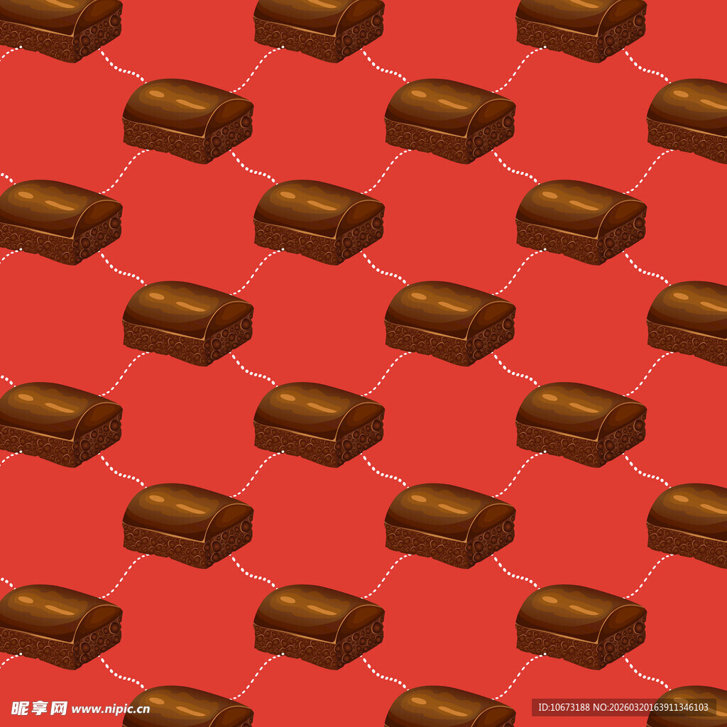 巧克力图案背景