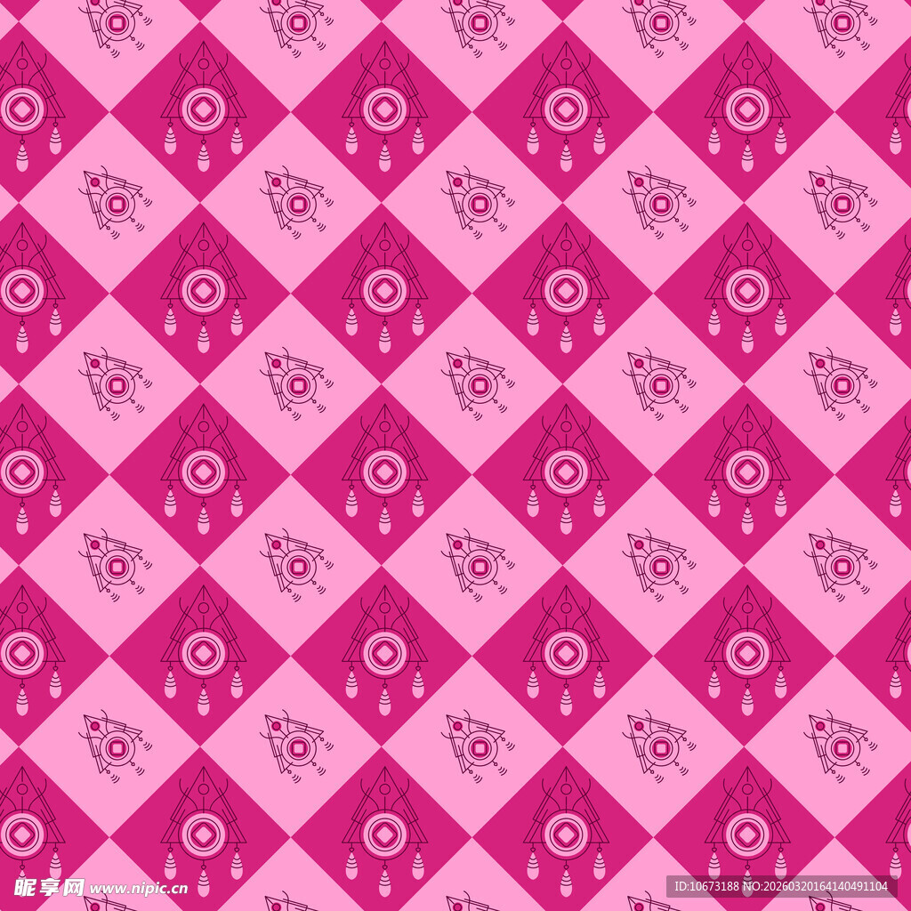 捕梦网图案背景