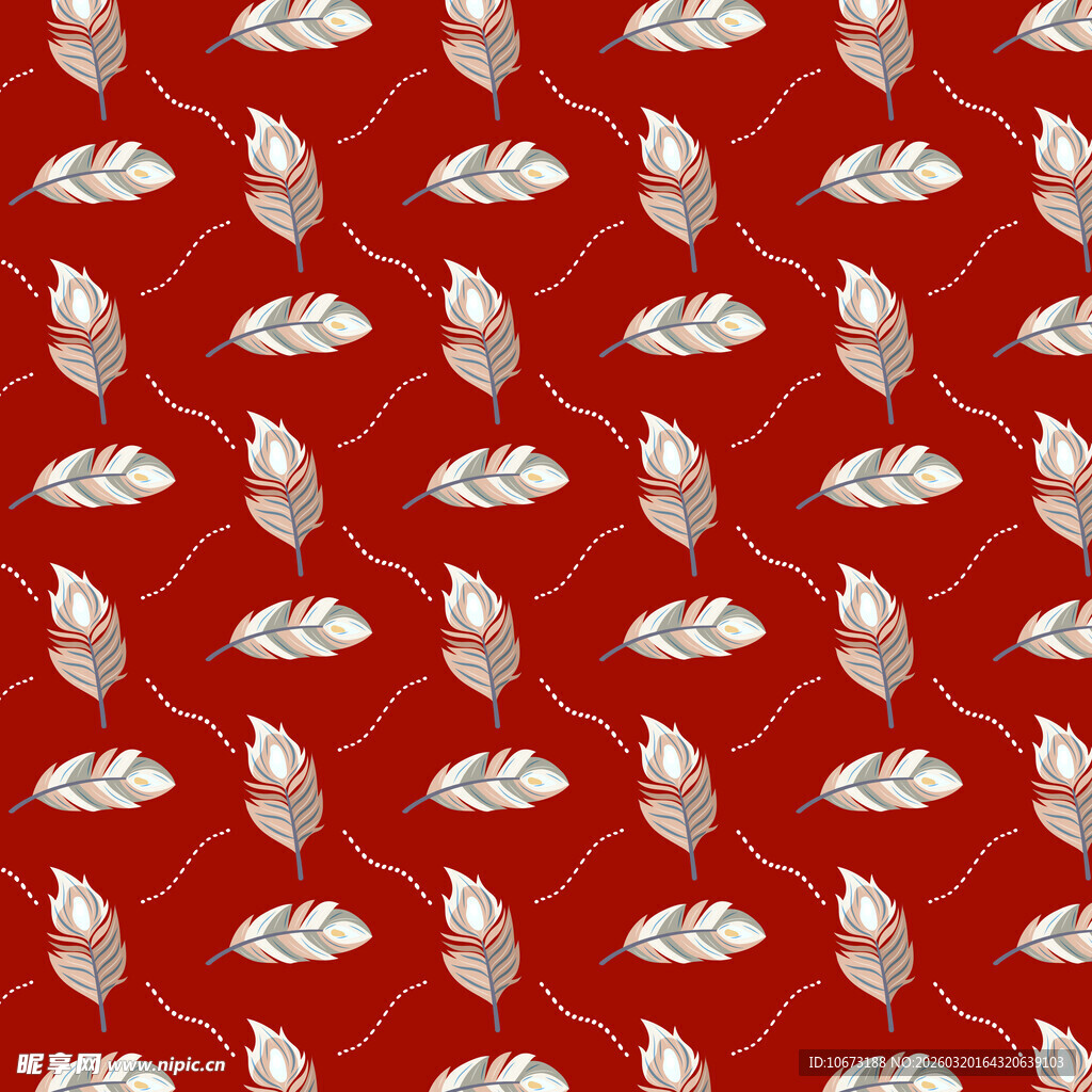 羽毛图案背景