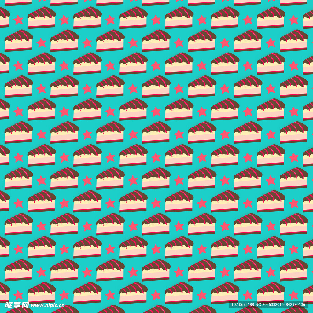 蛋糕图案背景