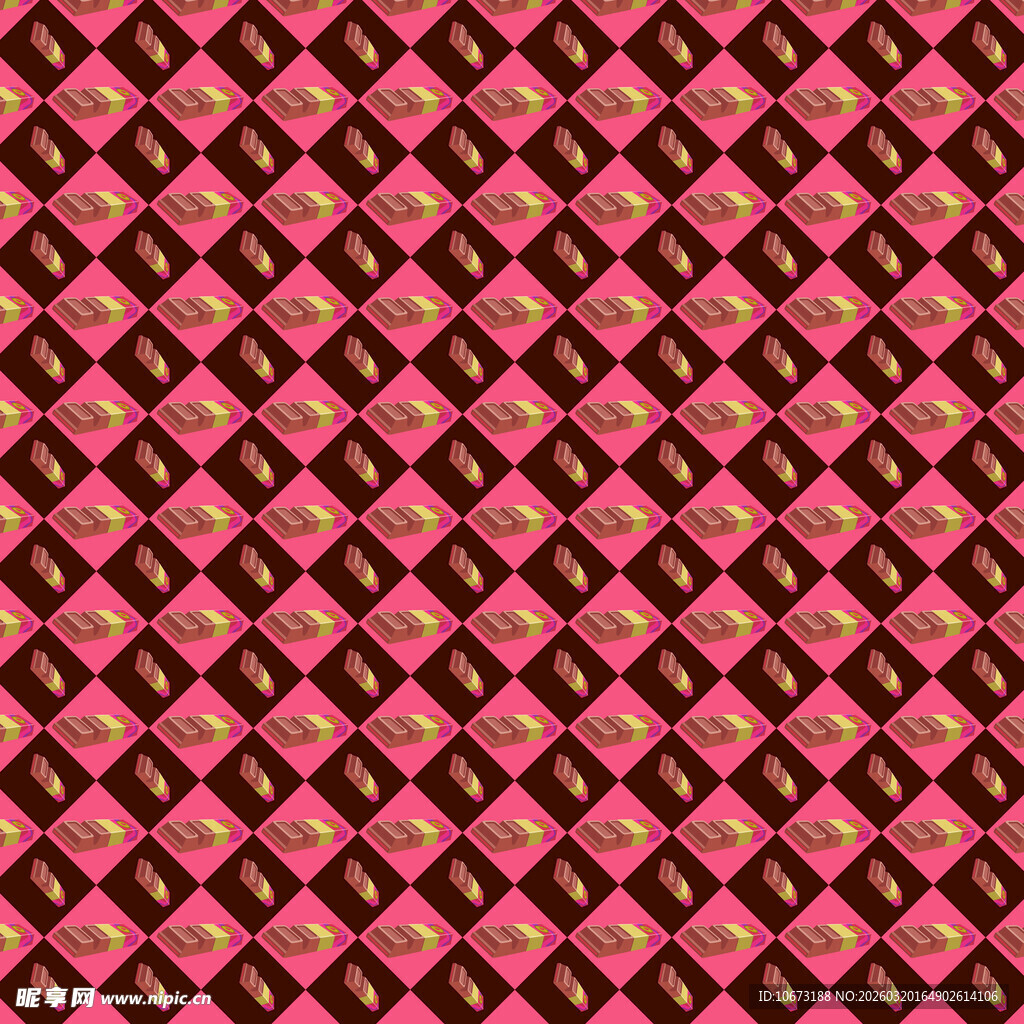 巧克力图案背景