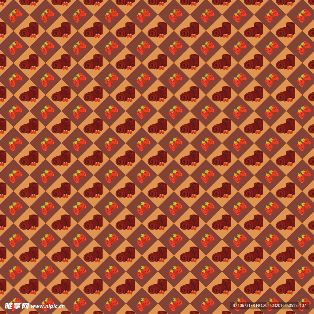 巧克力图案背景