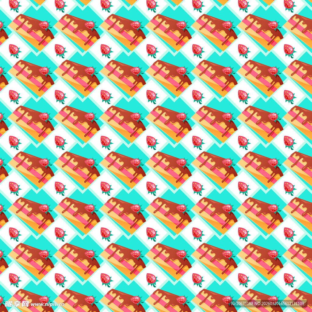 蛋糕图案背景