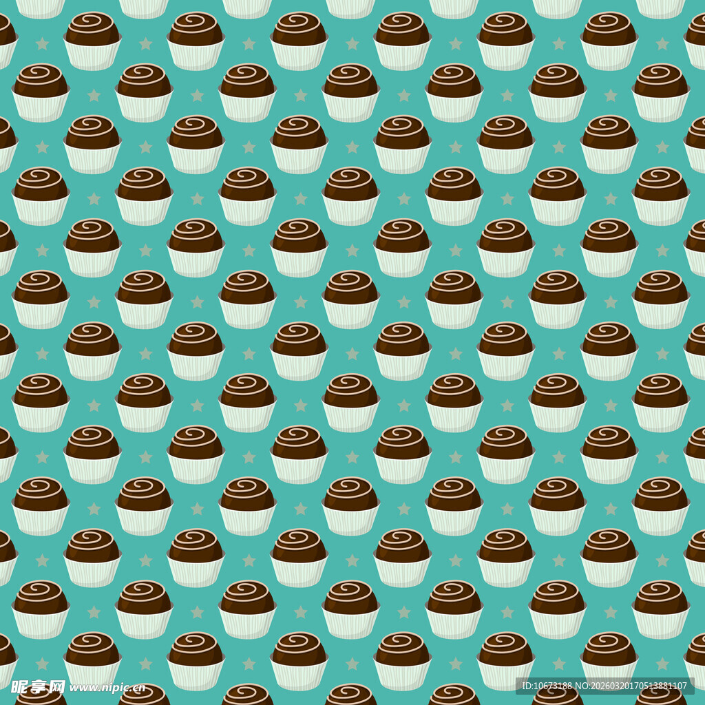 蛋糕图案背景