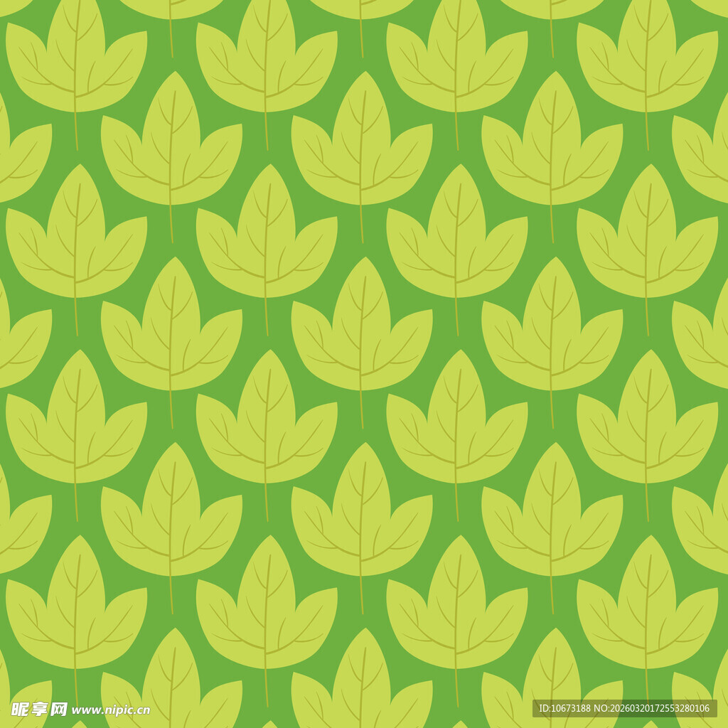 叶片图案背景
