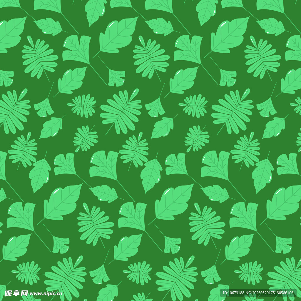叶子图案背景