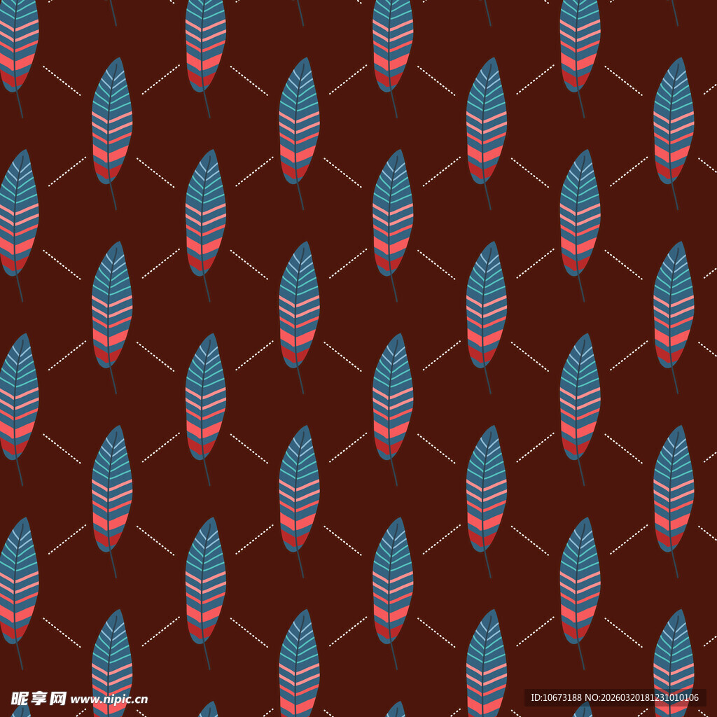 羽毛图案背景