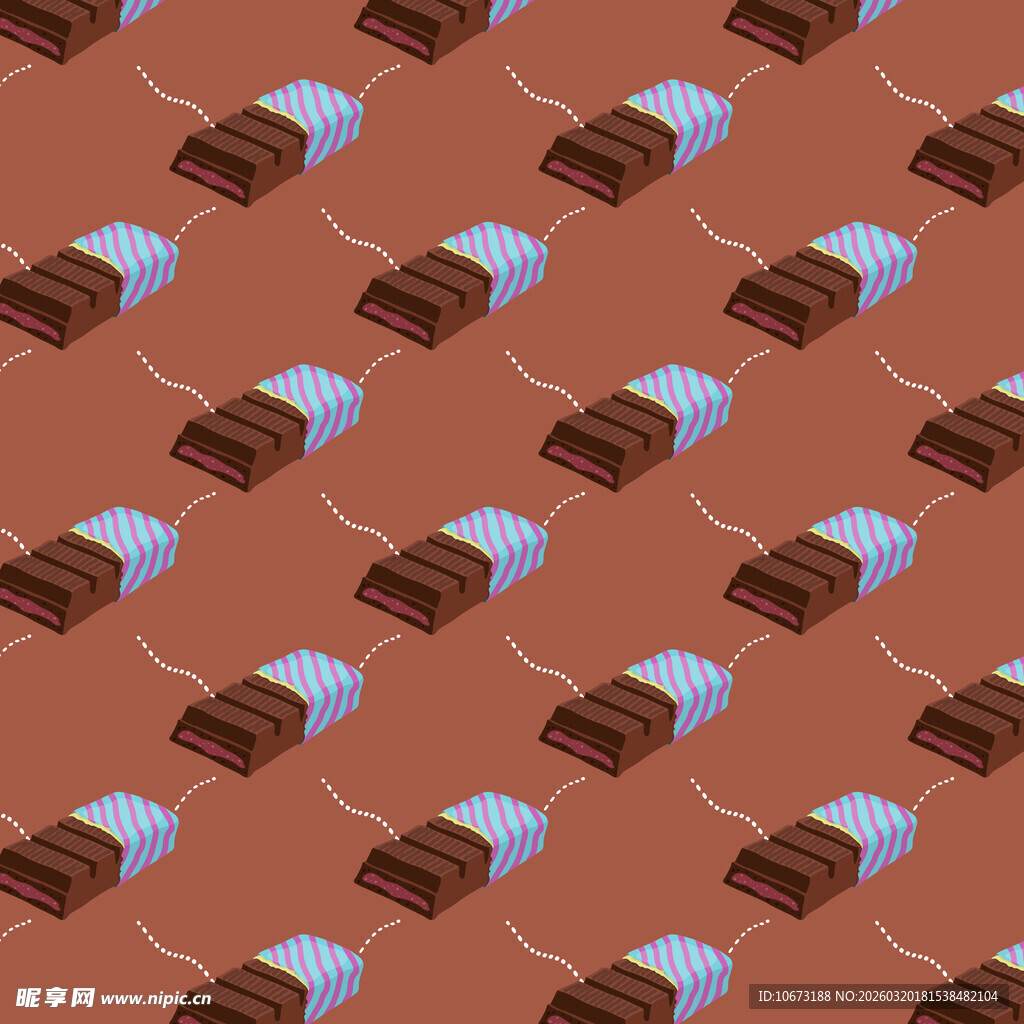 巧克力图案背景