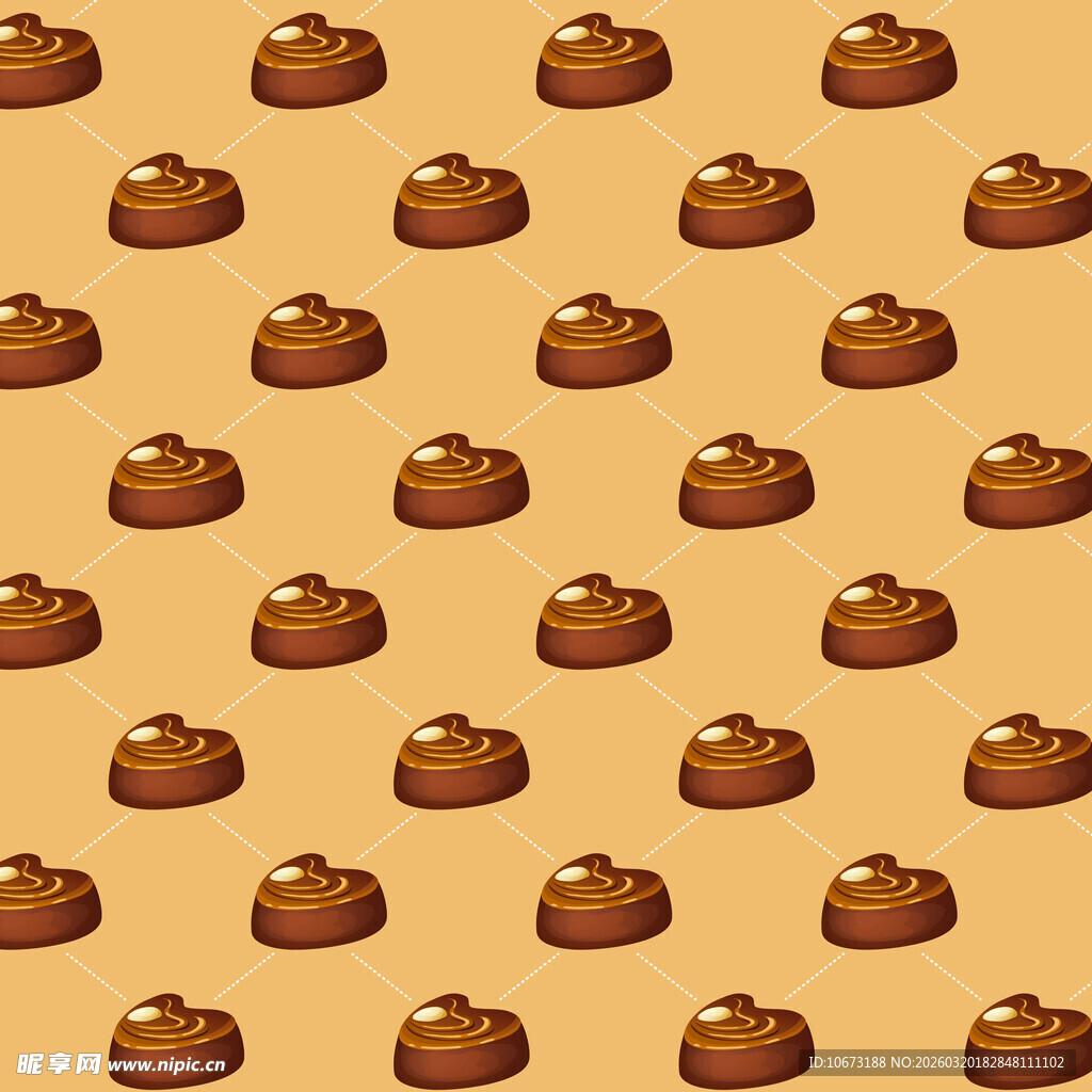 巧克力图案背景
