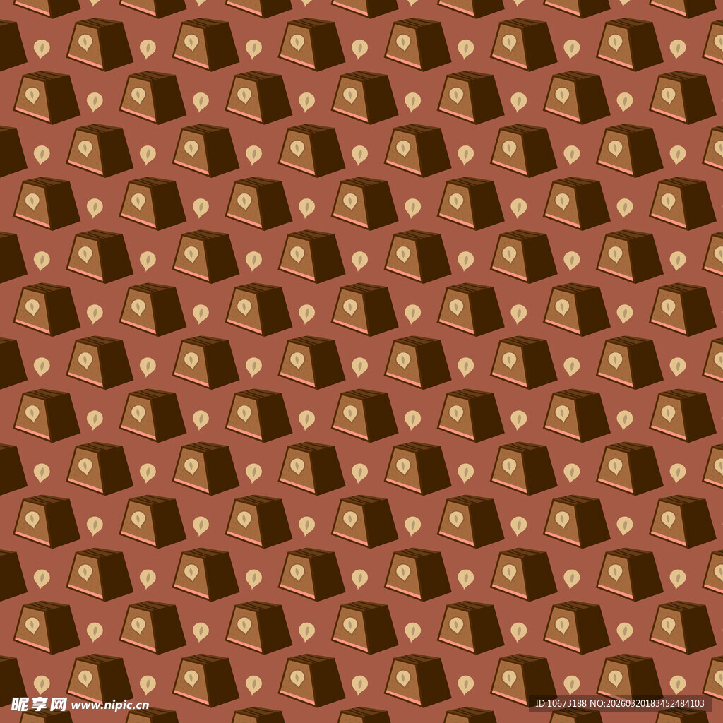 巧克力图案背景